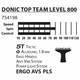 Ракетка для настільного тенісу Donic Top Team 800 (754198)