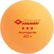 М'ячі для настільного тенісу DONIC 3-Star Avantgarde ball Poly 40+, 3 білих/3 помаранчевих (608533)