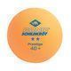 М'ячі для настільного тенісу DONIC 2-Star Prestige ball Poly 40+, 3 штуки, помаранчевий (608328)