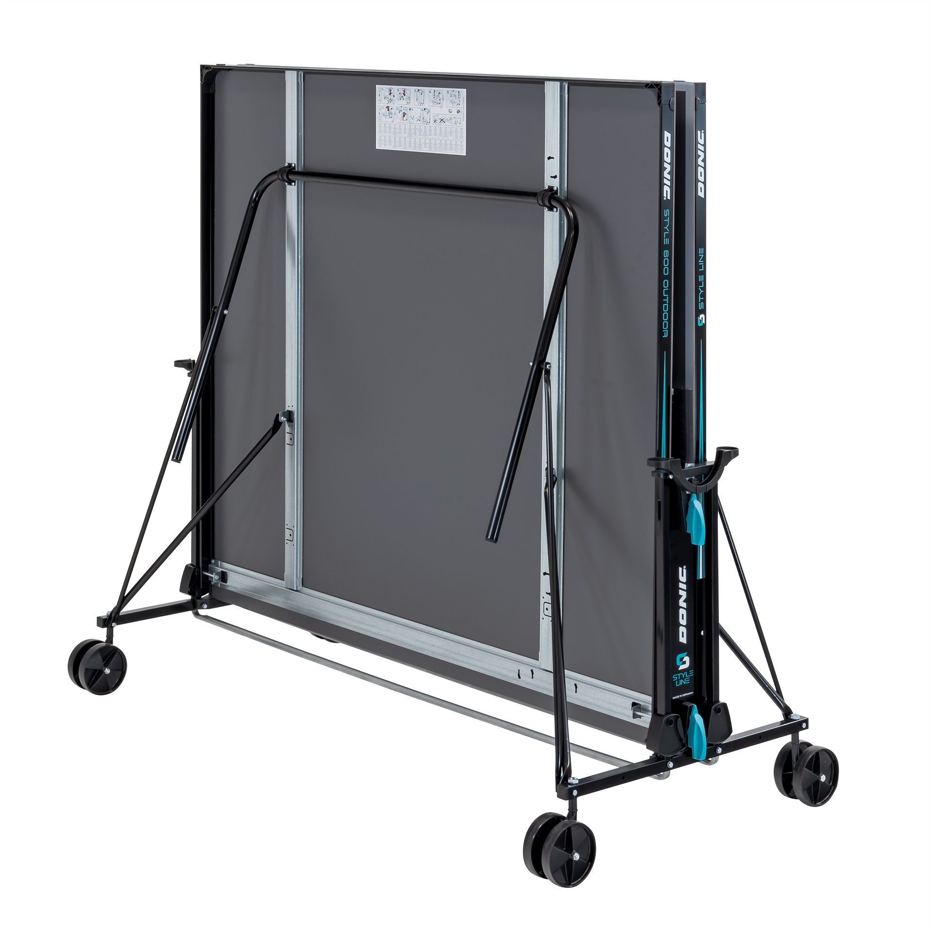 Тенісний стіл Donic Outdoor Style 600 Антрацит (230216700)