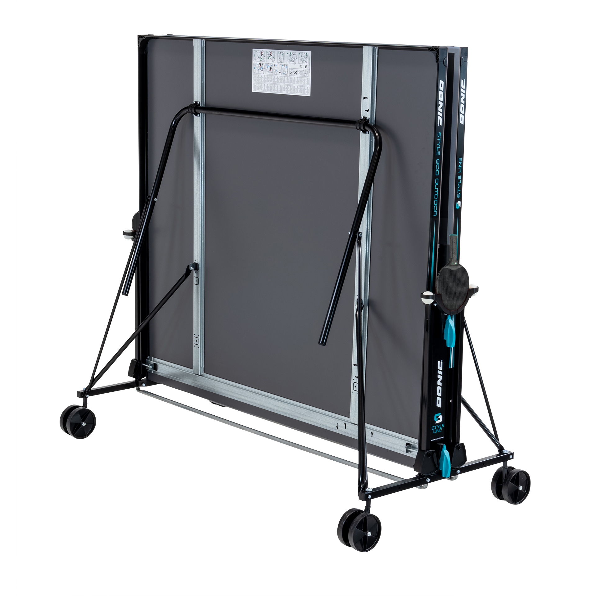 Тенісний стіл Donic Outdoor Style 600 Антрацит (230216700)