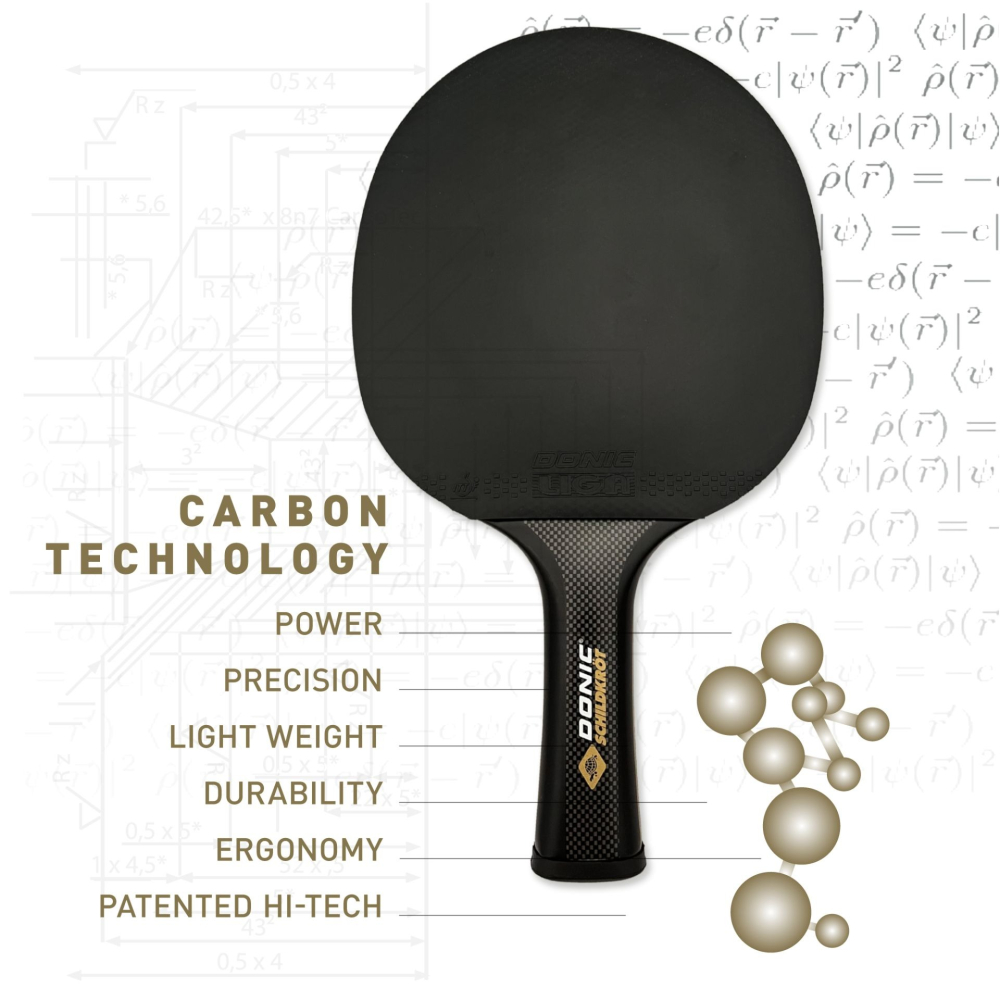 Ракетка настільного тенісу Donic CarboTec 7000 + чохол (758221)